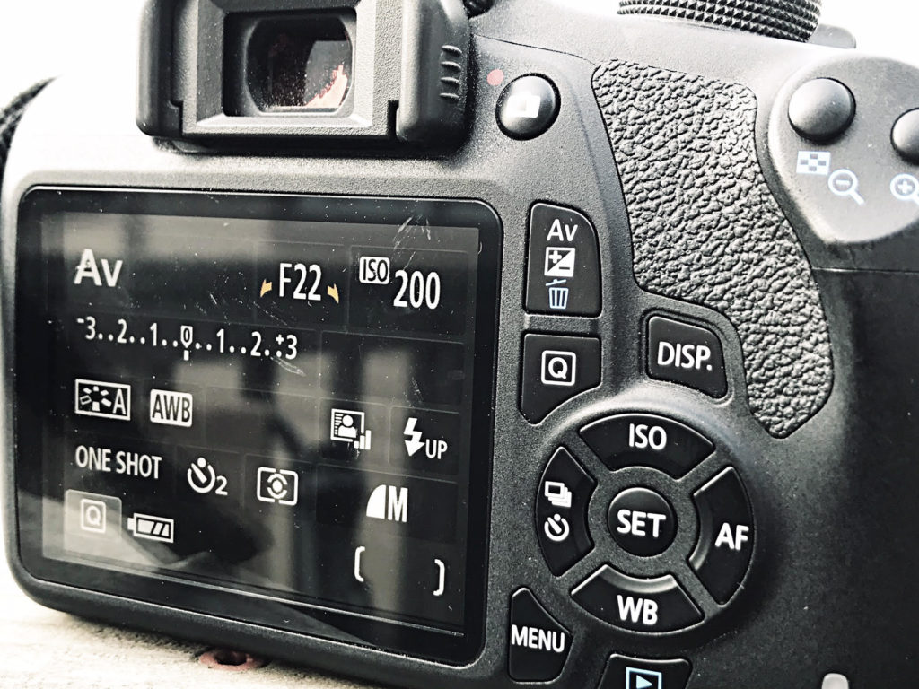 canon DSLR - settings